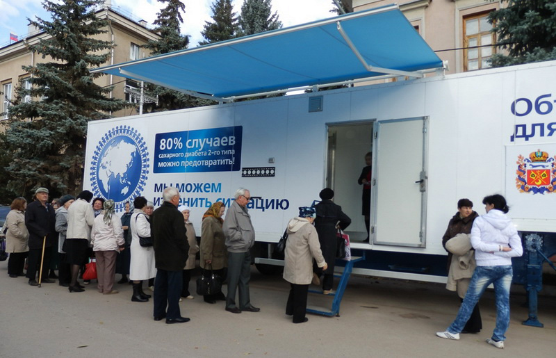 Оренбургская область встретила «поезд здоровья» в Бугуруслане